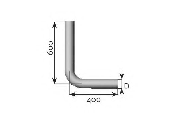 DINEX 91628 Exhaust Pipe, universal
